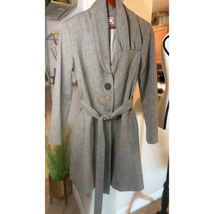 AVOCA Women's Anthology Vintage Cream Coat Size 3 (Medium)